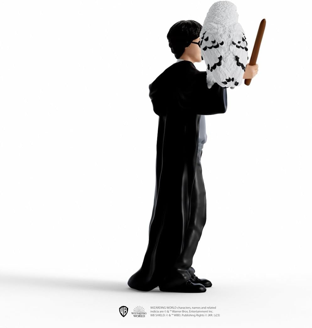 Schleich 42633 Harry Potter & Hedwige, Dès 6 ans, HARRY POTTER - Figurine, 4 X 2,5 X 10 cm, Multicolore/Marées Océan Figurines Naty Shop