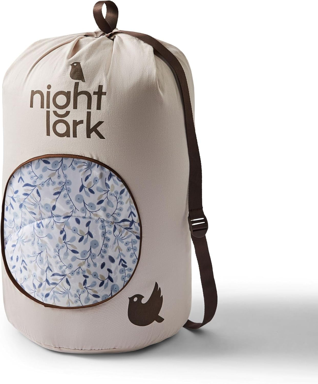 Night Lark Couette sans housse Super King 6 Tog Printemps Été – Blue Garden Couette super douce légère lavable en machine Housse de couette à séchage rapide Couettes et couettes réversibles tout-en-un Naty Shop