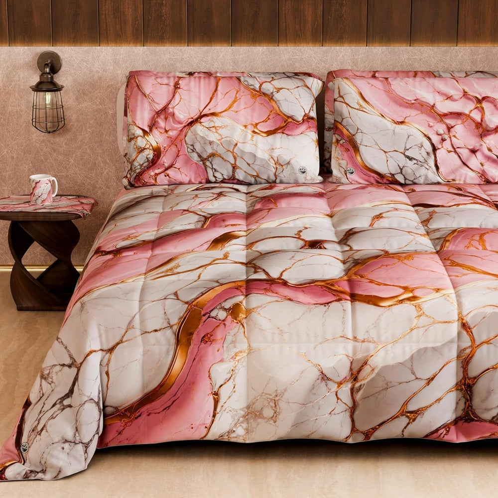 PETTI Artigiani Italiani - Couette d'hiver, Couette d'hiver, Couette simple, Double face, Impression monochrome et numérique, microfibre 100% hypoallergénique, Fabriqué en Italie