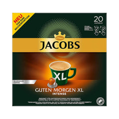Jacobs Kaffeekapseln Guten Morgen XL Intense - 10er Pack (10 x 20 Getränke) & Kaffeekapseln Krönung Crema, 200 Nespresso compatible Kapseln, 10er Pack, 10 x 20 Getränke, 1040 g