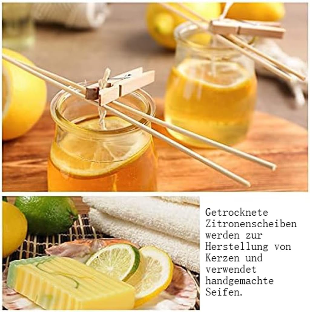 (0,55 £) Tranches de citron séchées, thé au citron, agrumes acidulés et rafraîchissants, sans sucre, végétaliens et casher, 250 g (0,25 kg) (250 g) Produits déshydratés Naty Shop