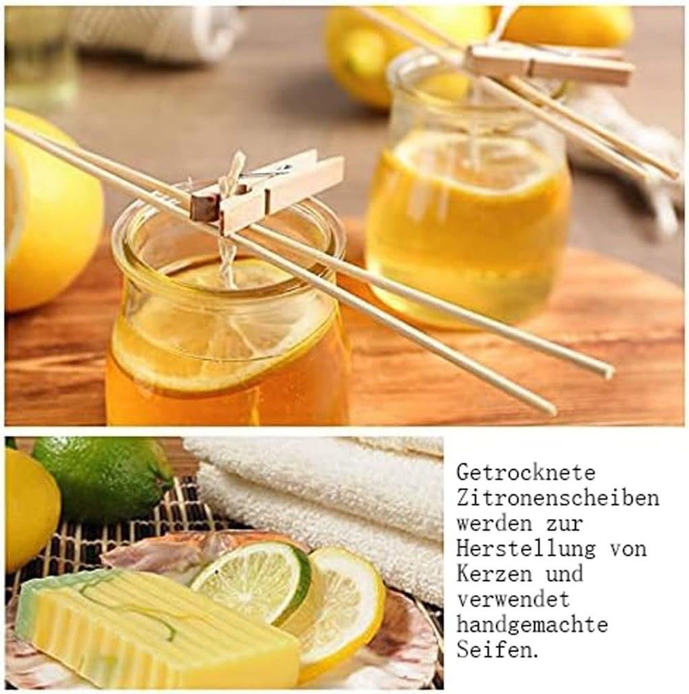 (0,55 £) Tranches de citron séchées, thé au citron, agrumes acidulés et rafraîchissants, sans sucre, végétaliens et casher, 250 g (0,25 kg) (250 g) Produits déshydratés Naty Shop