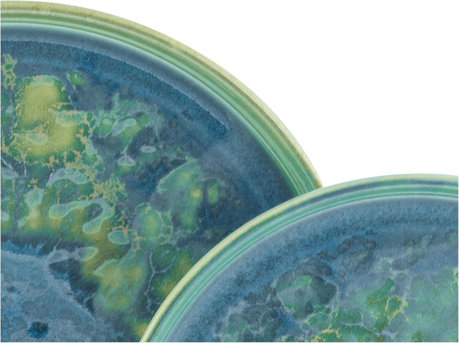 Creatable 22447 Yuki Series Service de table pour 2 assiettes en porcelaine, passe au lave-vaisselle et au micro-ondes, fabriqué en Europe