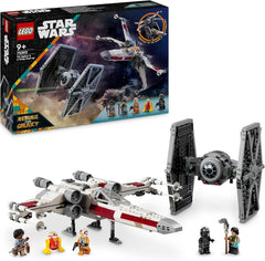 LEGO Star Wars TIE Fighter & X-Wing Mashup, jouet Starfighter à construire, idée cadeau pour les enfants, vaisseaux spatiaux personnalisables, cadeau pour les garçons, les filles et tous les fans 75393 Ensembles de construction Besuche den LEGO-Store Default Title