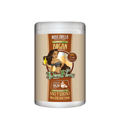 Masque capillaire à l'huile d'argan 1000 g - Hydratation, brillance et protection contre la casse des cheveux - Pour des cheveux soyeux et doux - Sans parabènes ni sulfates - Pour tous types de cheveux Masque capillaire Naty Shop Titre par défaut