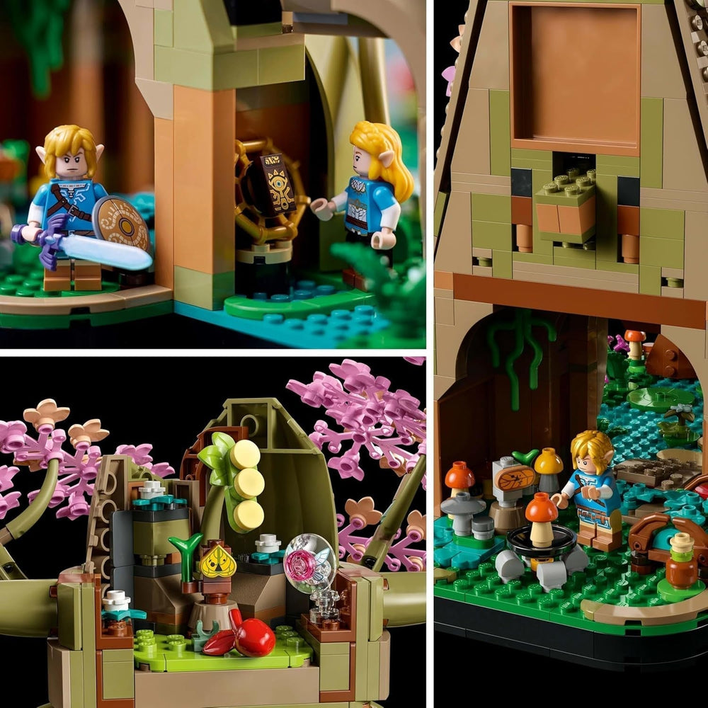LEGO The Legend of Zelda Deku Tree 2-In-1 - pièce de collection avec princesse Zelda et 3 figurines Link - jeu de construction pour adultes et idée cadeau pour les fans de jeux vidéo - 77092 Jeux de construction Besuche den LEGO-Store