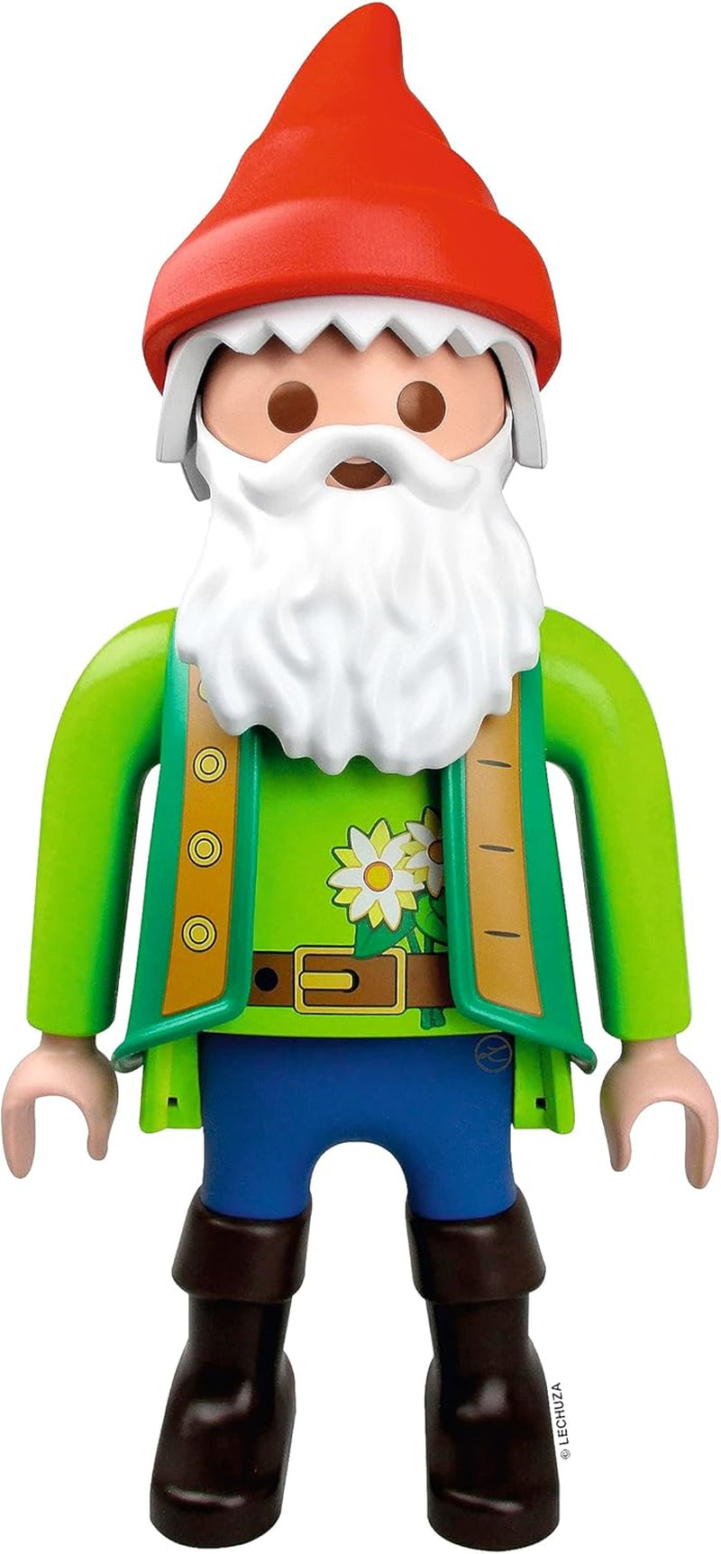 LECHUZA Jardinier 2021 - Tournesol (62,5 cm), Vert/Bleu Clair