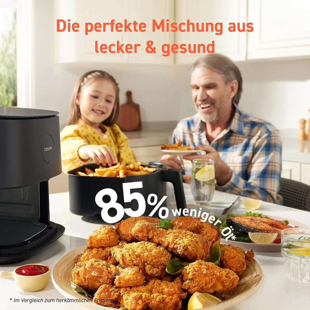 COSORI Airfryer, friteuse à air chaud 7 en 1 4,7 L, max 230 ℃ et bruit 55DB, plus de 100 recettes électroménagers Naty Shop