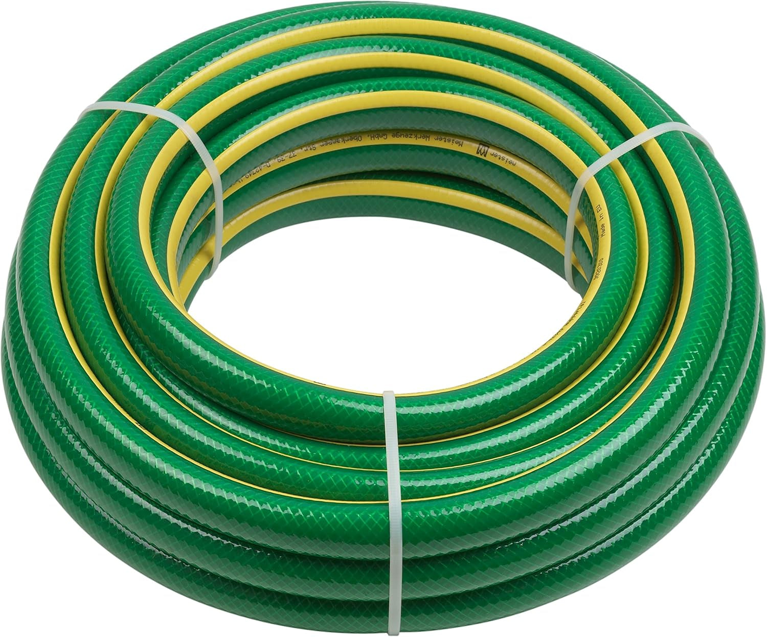 Tuyau d'arrosage tissé en croix Meister, 12,7 mm (1/2 pouce) - Longueur 30 m - Pour arroser de petites surfaces - Résistant à l'écrasement et à l'abrasion - Résistant aux UV, Tuyau d'arrosage en PVC vierge, Tuyau d'eau, 9930260