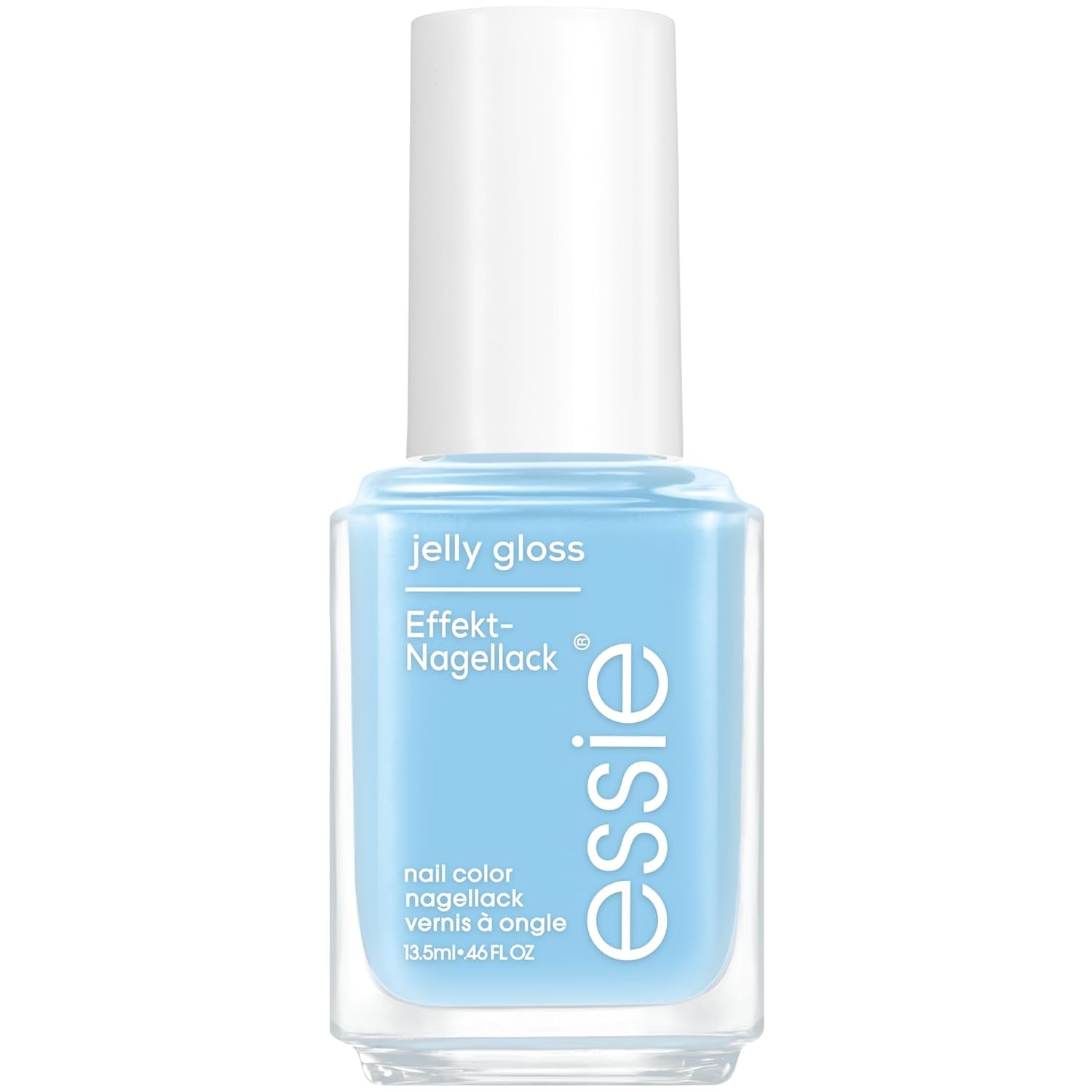 Vernis à ongles Essie – N° 60 blush jelly, couleur de vernis à ongles rose, collection Essie Jelly Gloss, 13,5 ml