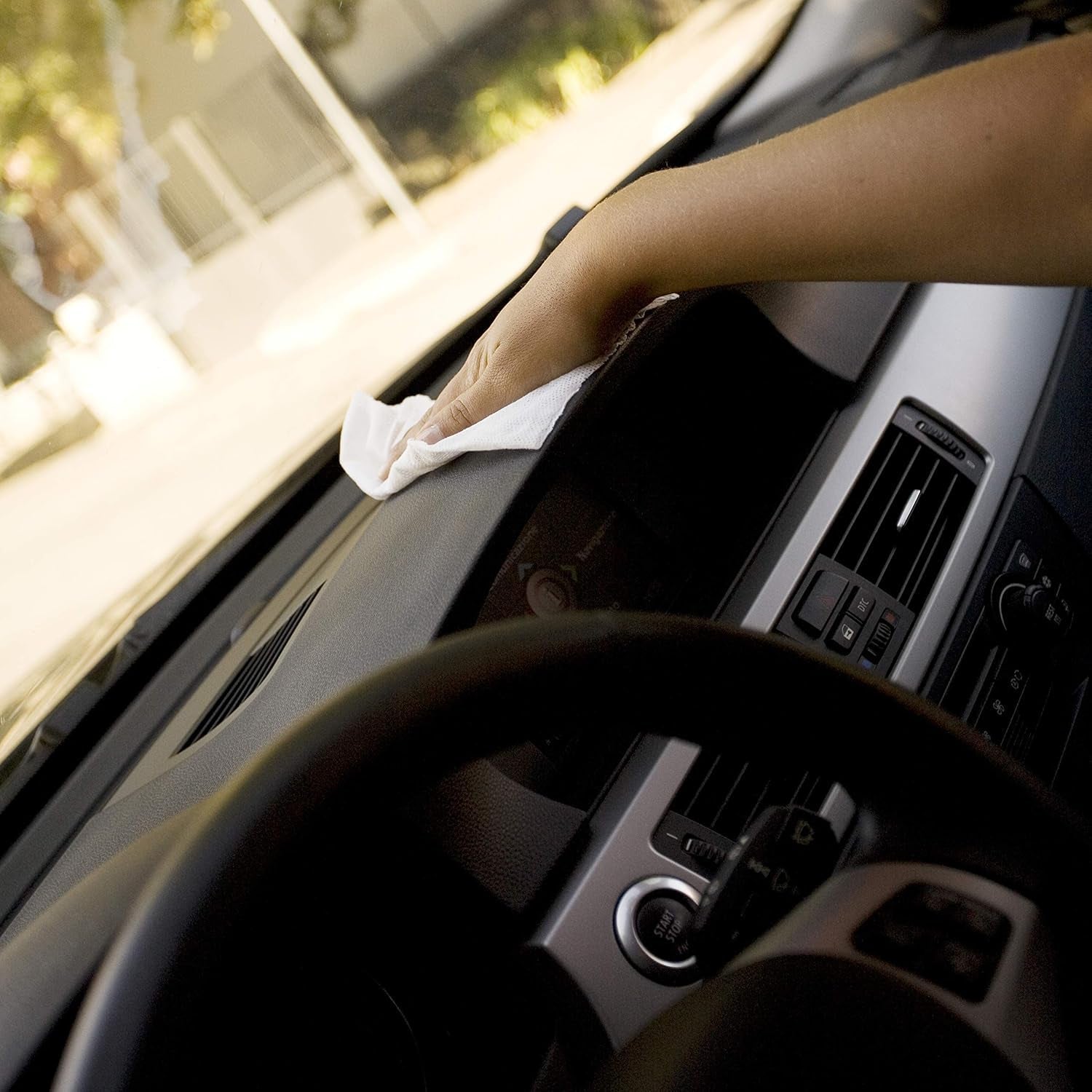 Go NPKGO00612 Lingettes nettoyantes en capsules au thé vert, viscose, blanc, paquet de 12