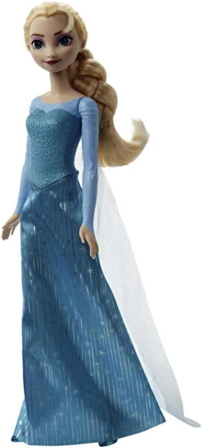 Mattel Disney La Reine des Glaces Elsa Poupée, La Reine des Glaces, Cheveux Blonds Peignés, Meubles, Chaussures Amovibles, Cadeaux Disney, Jouets 3 Ans, HLW47 Naty Shop Dolls