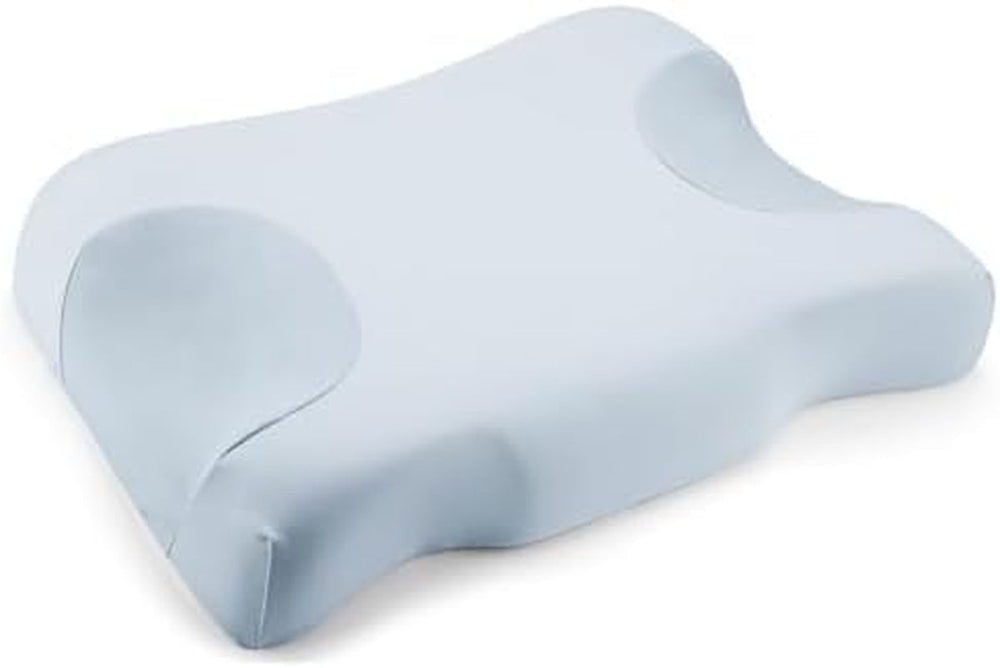 Royalisneeo Oreiller de beauté pour douleurs du dos, du ventre et des côtés Oreiller pour douleurs au cou et aux épaules Oreiller anti-rides Anti-âge en mousse à mémoire de forme Bleu (standard) Oreillers orthopédiques cervicaux Naty Shop Titre par défaut