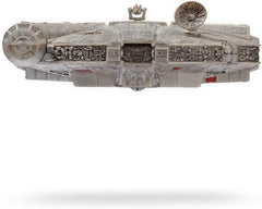 Star Wars Micro Galaxy Squadron SWJ0332 - Faucon Millenium, véhicule officiel 22,5 cm avec lumières, sons et figurines Naty Shop