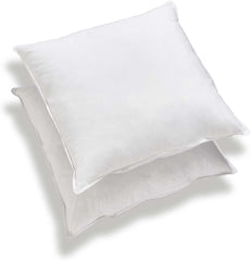 Bleu Câlin Lot de 2 oreillers rectangulaires anti-acariens, antibactériens, confort moelleux, T 60X60 Cm, 100% coton, hygiène parfaite assortiment oreillers standards Naty Shop