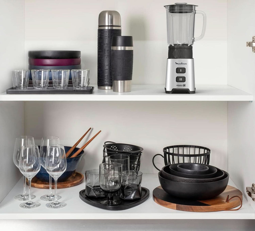 Blender Pulseo LM17GD, 400 W, 4 lame, 700 Ml, Recipient portabil 600 Ml Bucatarie Naty Shop