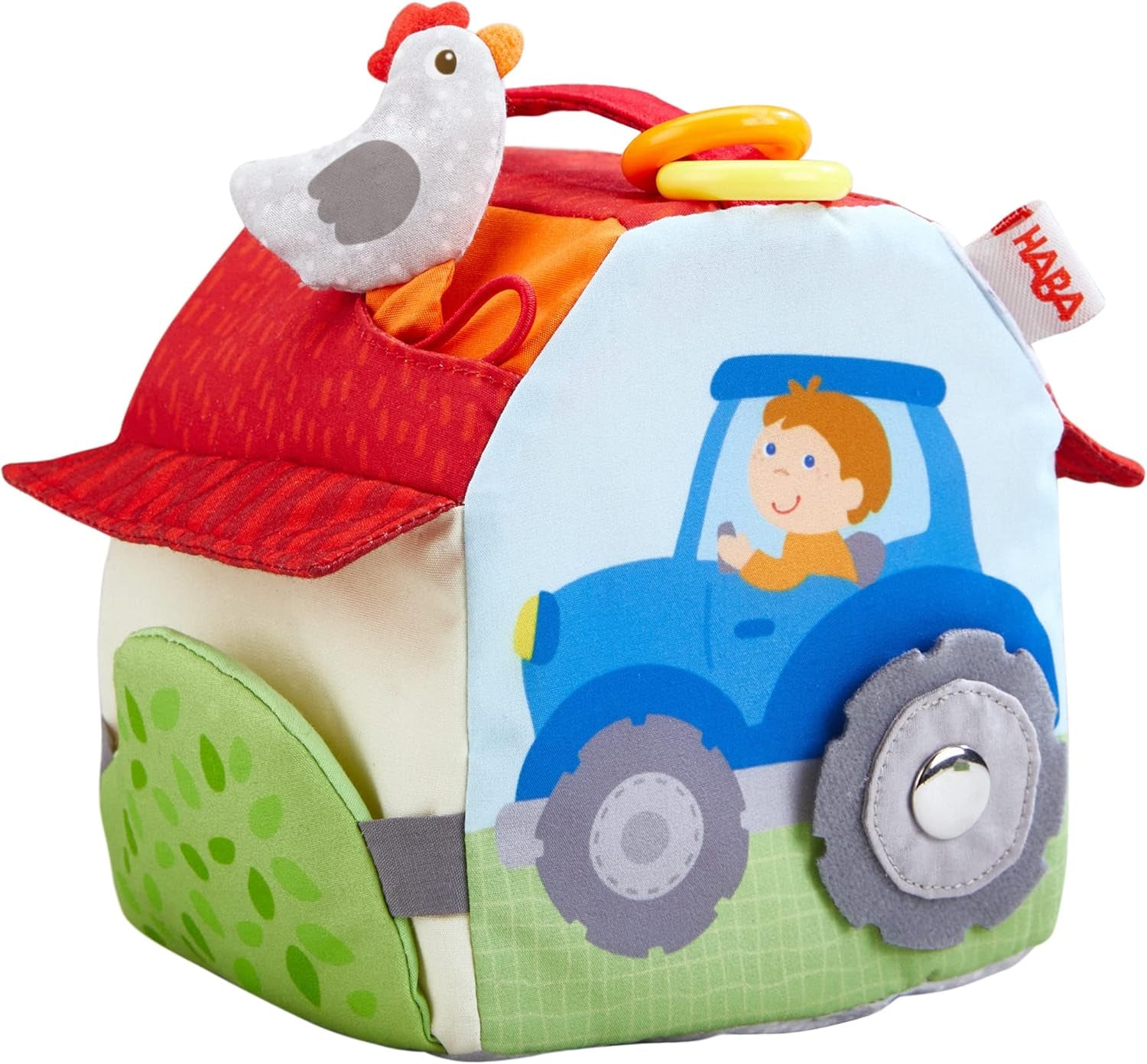 HABA 306383 - Ferme de cubes de jeu, jouet multifonctionnel à partir de 6 mois Bebe Toys Naty Shop