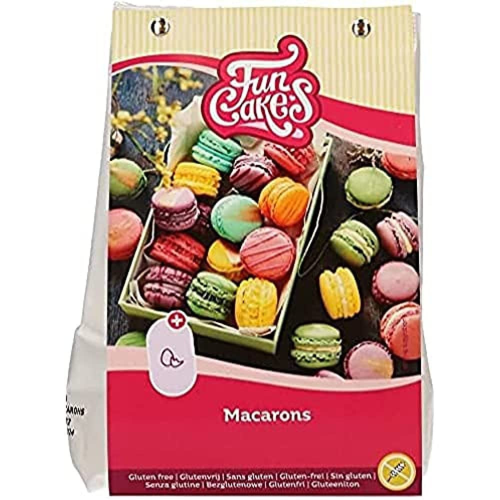 Funcakes Mix Für Macarons, Glutenfrei: Einfach Zu Berübenen, Perfekt Hausgemachte Macarons, Köstlicher Mandelgeschmack, Halal-Zertifiziert, 300G Mélange pour la pâtisserie et la cuisine Naty Shop Default Title