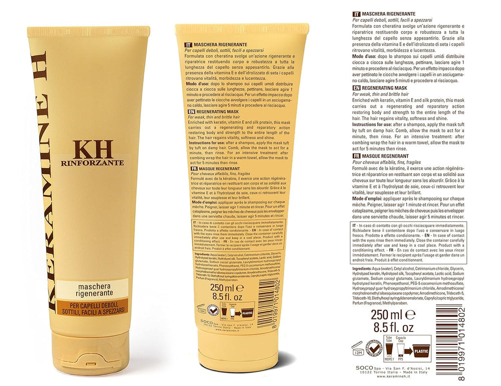 Masque régénérant - 250 ml, 21 Masque capillaire Naty Shop