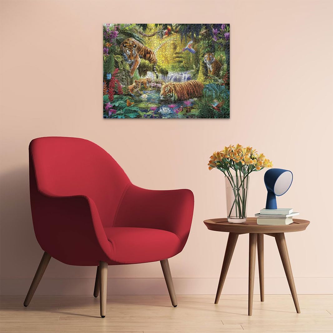 Ravensburger Puzzle 12000696 - Idylle au bord de l'eau - Puzzle de 1500 pièces pour adultes et enfants de plus de 14 ans, puzzle à motif de tigre Puzzle Naty Shop