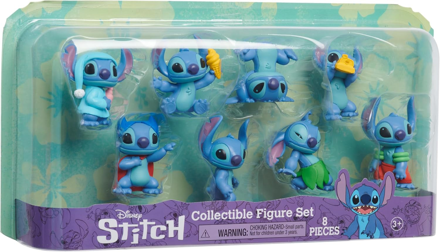 Stitch Disney's Lilo Collectible Friends Ensemble de figurines 8 figurines de 5 cm de haut, jouet de 3 ans par Just Play Action Figures Naty Shop