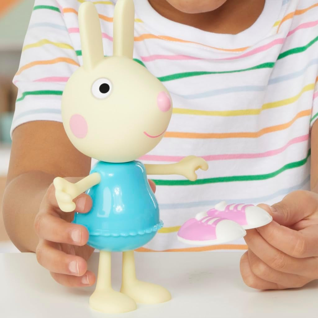 Peppa Pig Luisa Spoon – Figurine à habiller amusante, poupée fille de 15 cm avec accessoires et vêtements, ensemble de jouets interactifs pour les tout-petits à partir de 3 ans