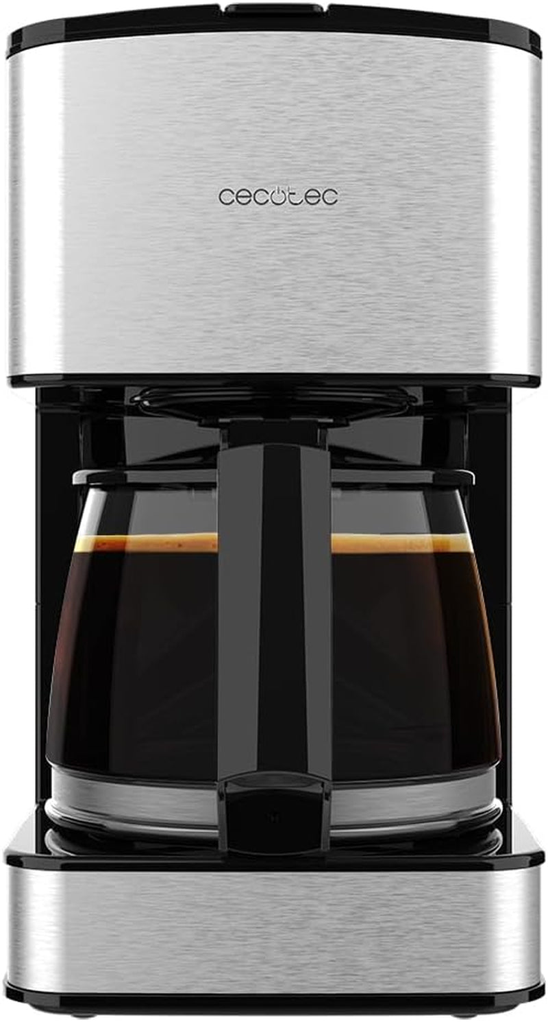 Expresso avec filtre Cecotec Coffee 66 Drop and Touch, puissance 950 W, 1,5 L, 12 tasses, écran tactile, carafe en verre, minuterie 24 heures, 6 interrupteurs, filtre à mailles réutilisable