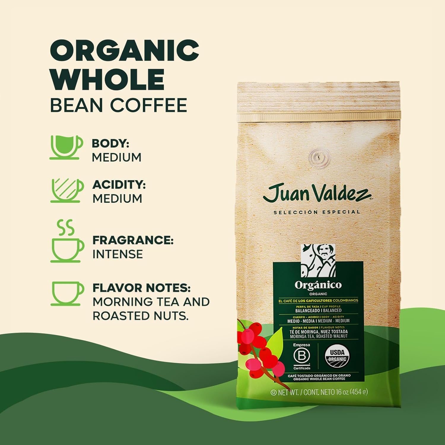 - USDA Organic - ® Café Gourmet Durable (en grains 500g)