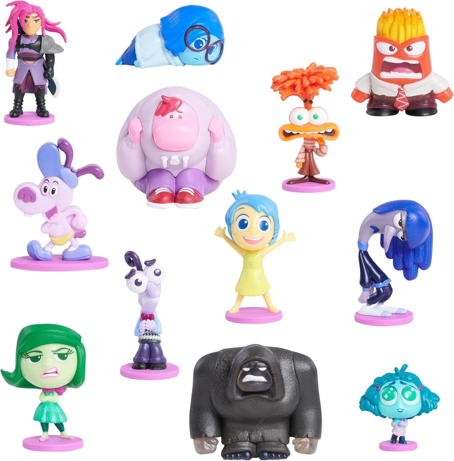 Just Play Disney et Pixar Inside Out 2 figurines à collectionner de 2,5 cm à 6,4 cm de hauteur Jouets pour enfants à partir de 3 ans Figurines d'action Naty Shop