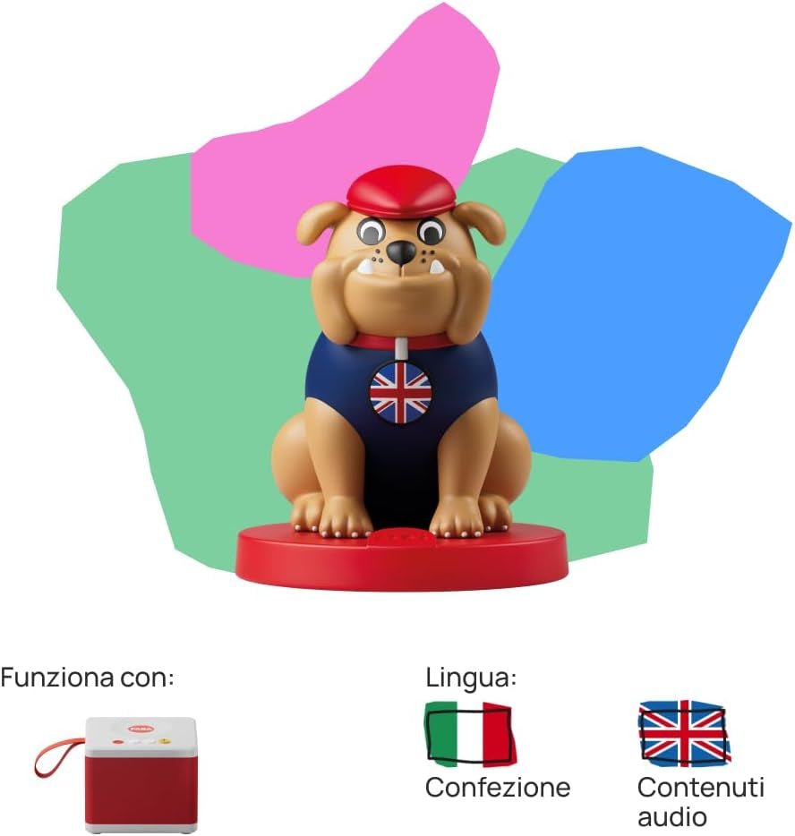 Figurine sonore - Happy English - musique et chansons en anglais - jouet à contenu éducatif, version italienne, garçons et filles de tous âges Baby Toys Naty Shop