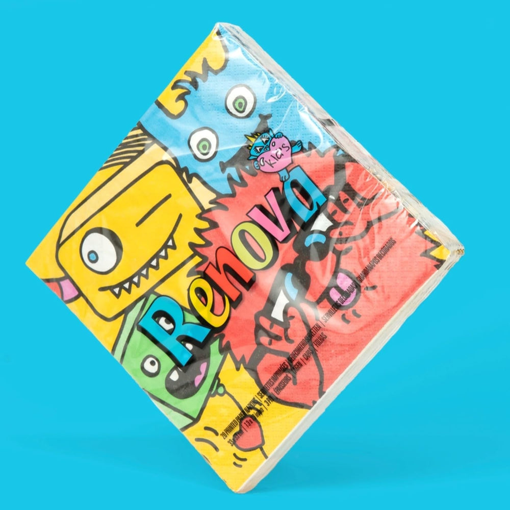 Serviettes en papier Renova pour enfants, 20 pièces, 110 G
