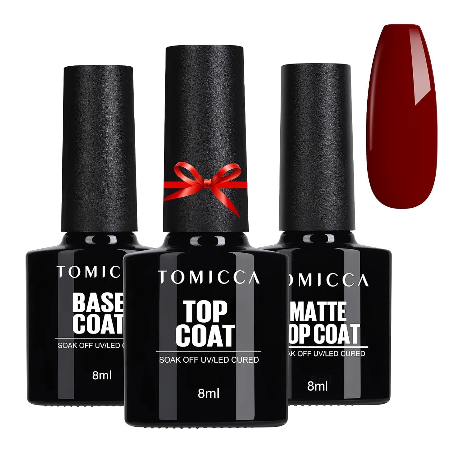 TOMICCA Vernis à ongles en gel transparent Blooming, vernis à ongles à diffusion UV LED pour le design des ongles, Marmor, Vernis à ongles bleu Aquarell 8 ml