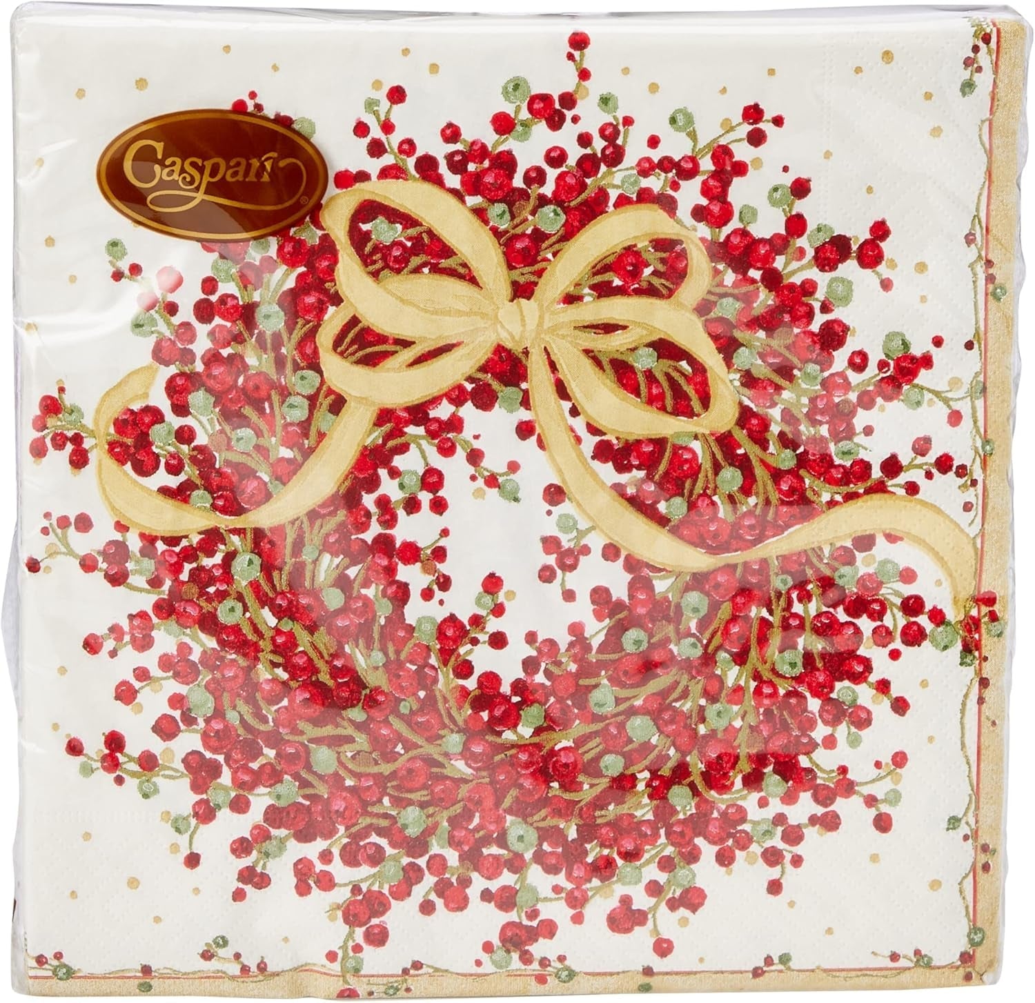 Serviettes en papier triple épaisseur 8070C, 20 pièces, 25 x 25 cm, poivre