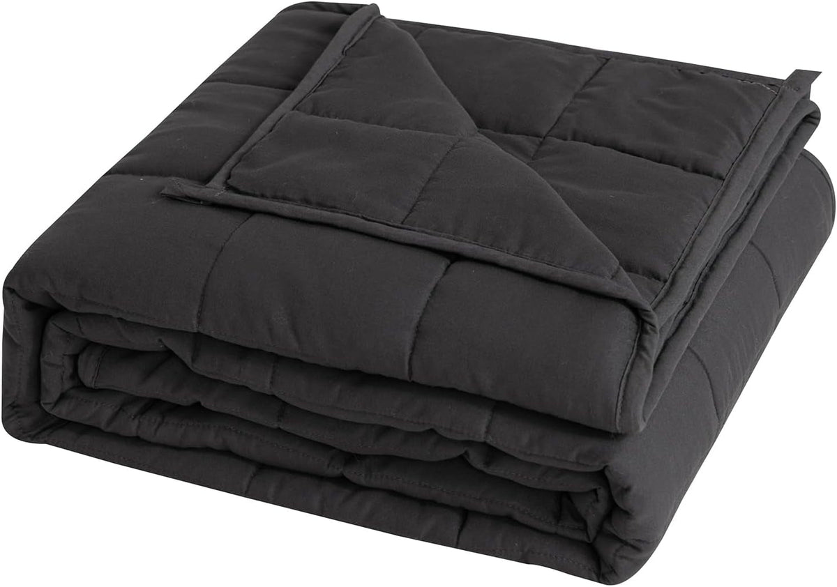 Good Nite Couverture lestée pour adultes Gris Couverture de relaxation pour et pour la détente Couverture lestée Gris 125X150Cm 4Kg Couettes et couettes Naty Shop Gris 125X150Cm, 4Kg