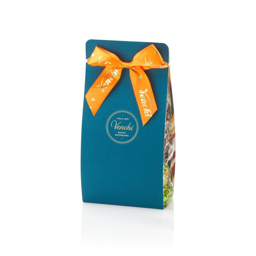 Venchi – Colecția Murrine – Cutie cadou cu praline asortate Chocoviar și tablete de ciocolată, 403 g – Cu alune de pădure IGP Piemont – Idee de cadou – Fără gluten
