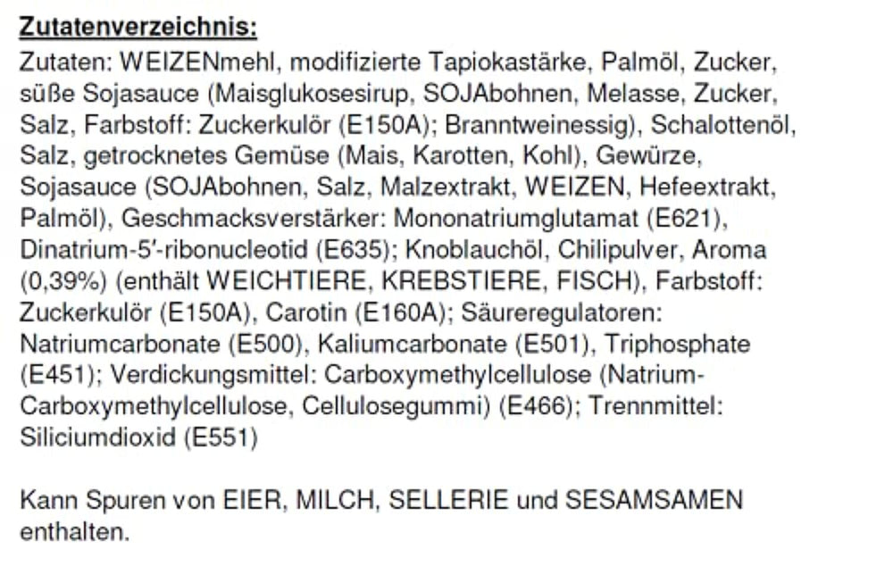 Mama Mi Goreng Nouilles instantanées 80 g, paquet de 20 (20 x 80 g)