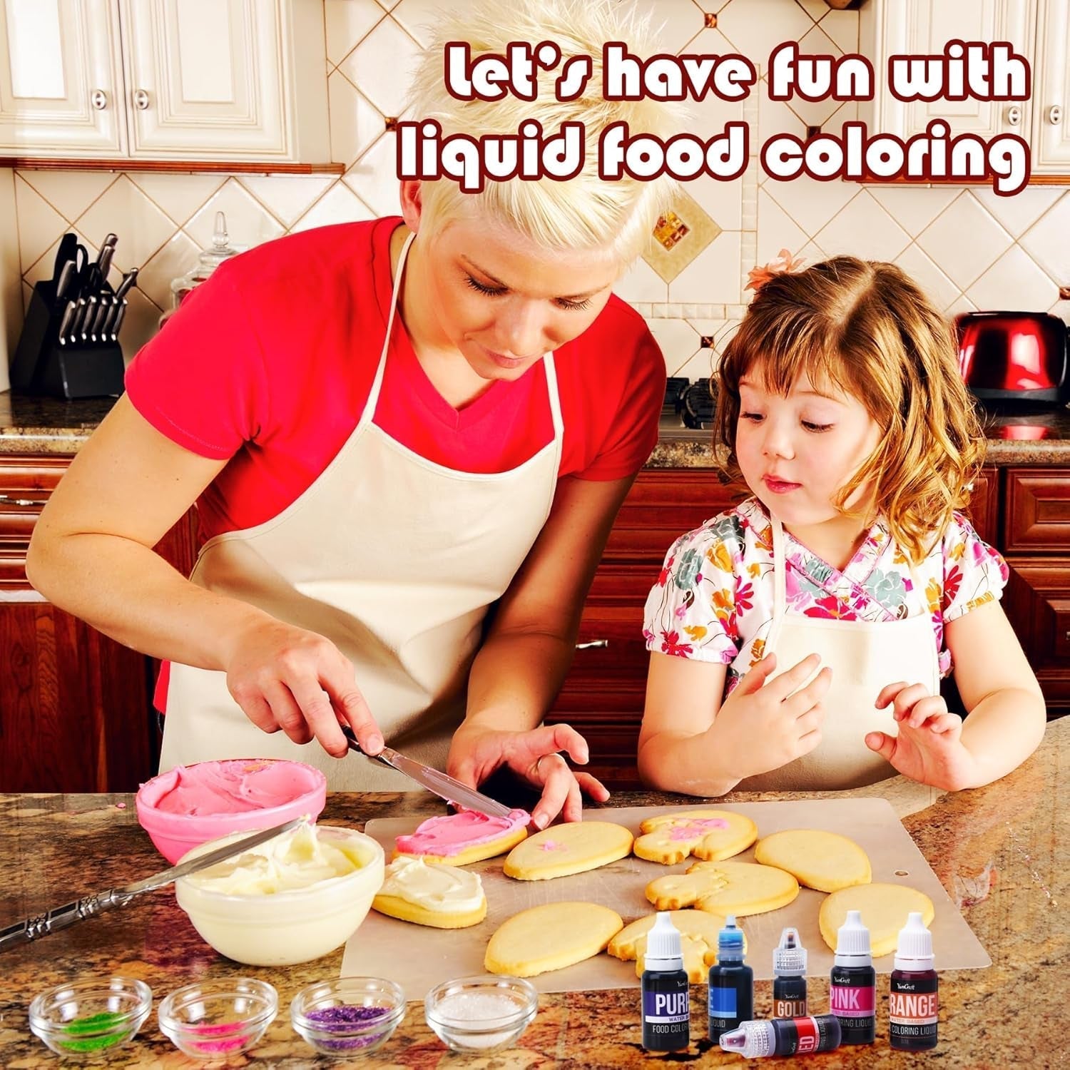 Colorant alimentaire - Colorant alimentaire liquide hautement concentré pour gâteaux, pâtisseries, œufs de Pâques, boissons - Colorant alimentaire sans sucre pour fondant, glaçage, slime, décoration de gâteaux (Velours Rouge, 236 ml)