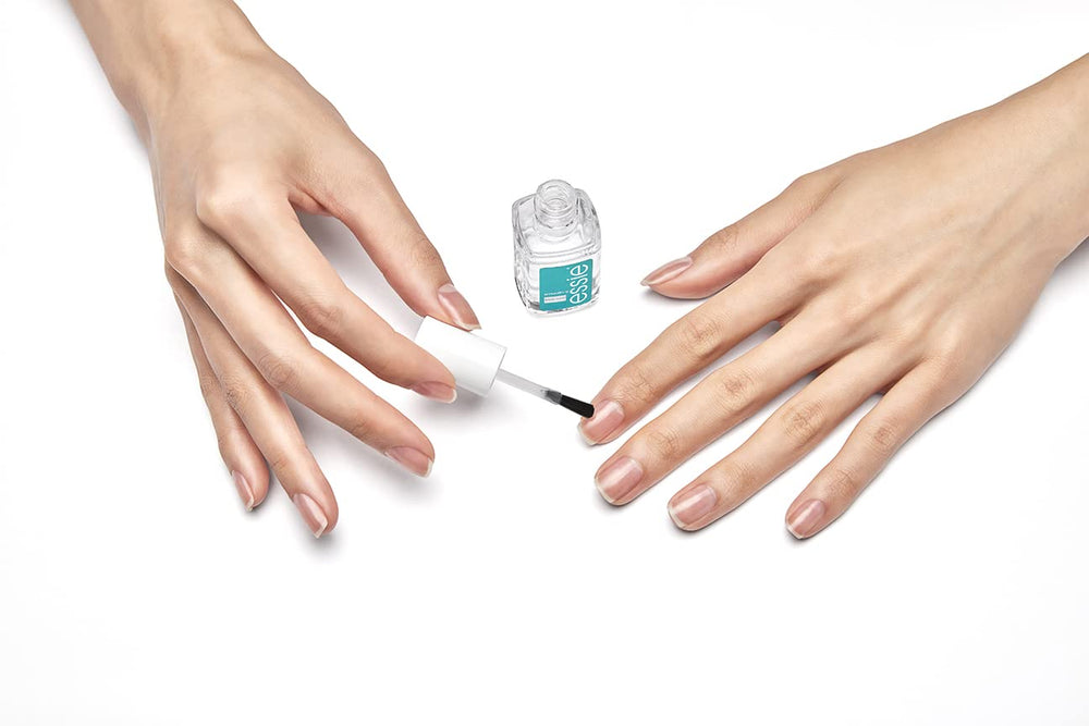 Essie smooth-e base coat avec céramides, comblement de crête et protection des ongles contre la décoloration, 13,5 ml