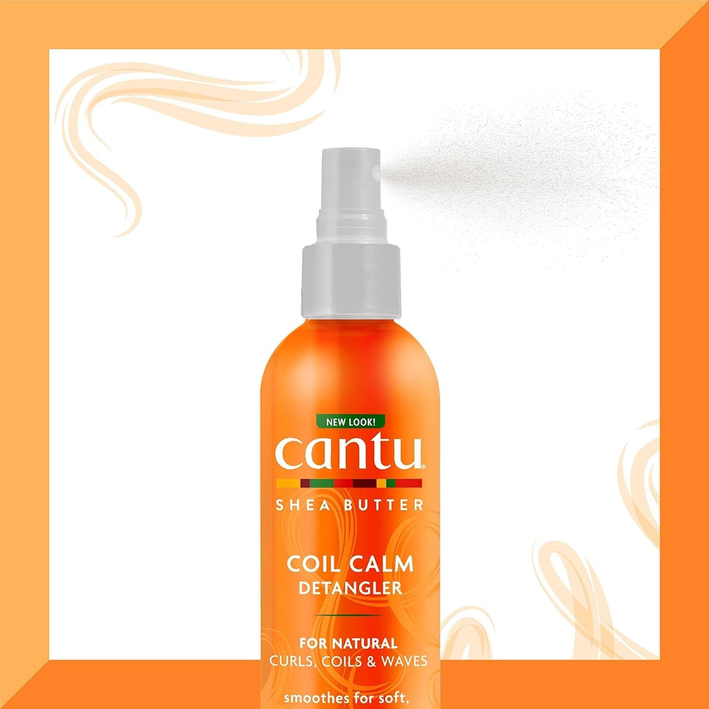 Cantu Coil Calm Spray Démêlant, Karité, Cheveux Bouclés, 237 ml Produits Démêlants Naty Shop