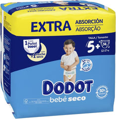 Baby Dry Extra - Pack Jumbo, taille 5-56 pièces