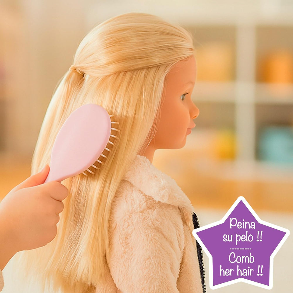 Grande poupée Maria décontractée avec jupe 105 cm, accessoires inclus, poupées de coiffure, jeu de rôle, jouet pour enfants filles de 3 ans et plus (39653)