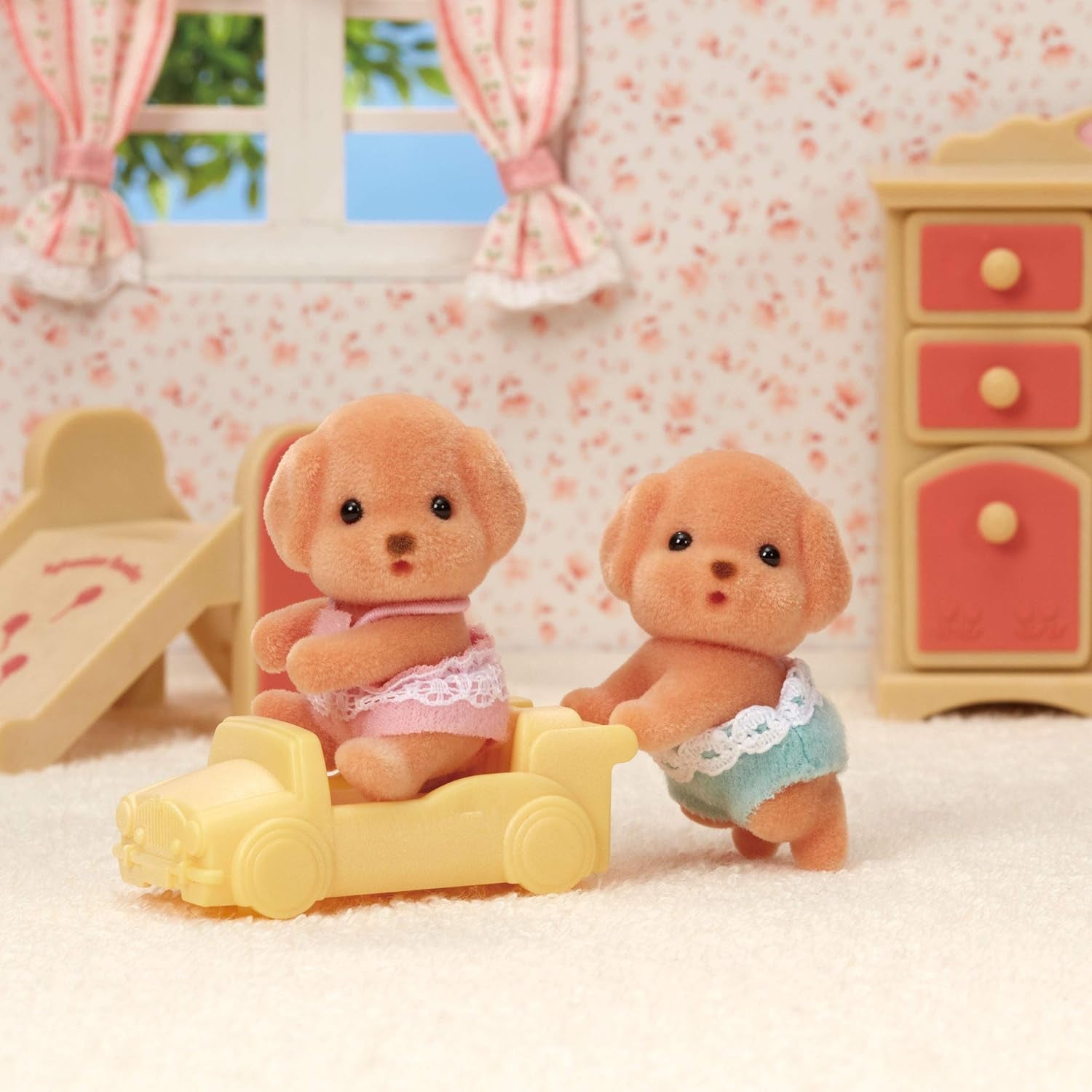 SYLVANIAN Families - Die Zwillinge Pudel – 5425 – Bébés