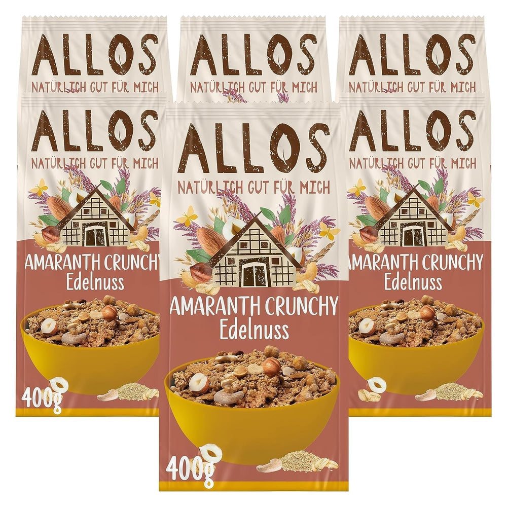 ALLOS Croquant Amarante Nobleuss | Muesli Bio Noix Avoine Céréales pour les petits Céréales Naty Shop Default Title