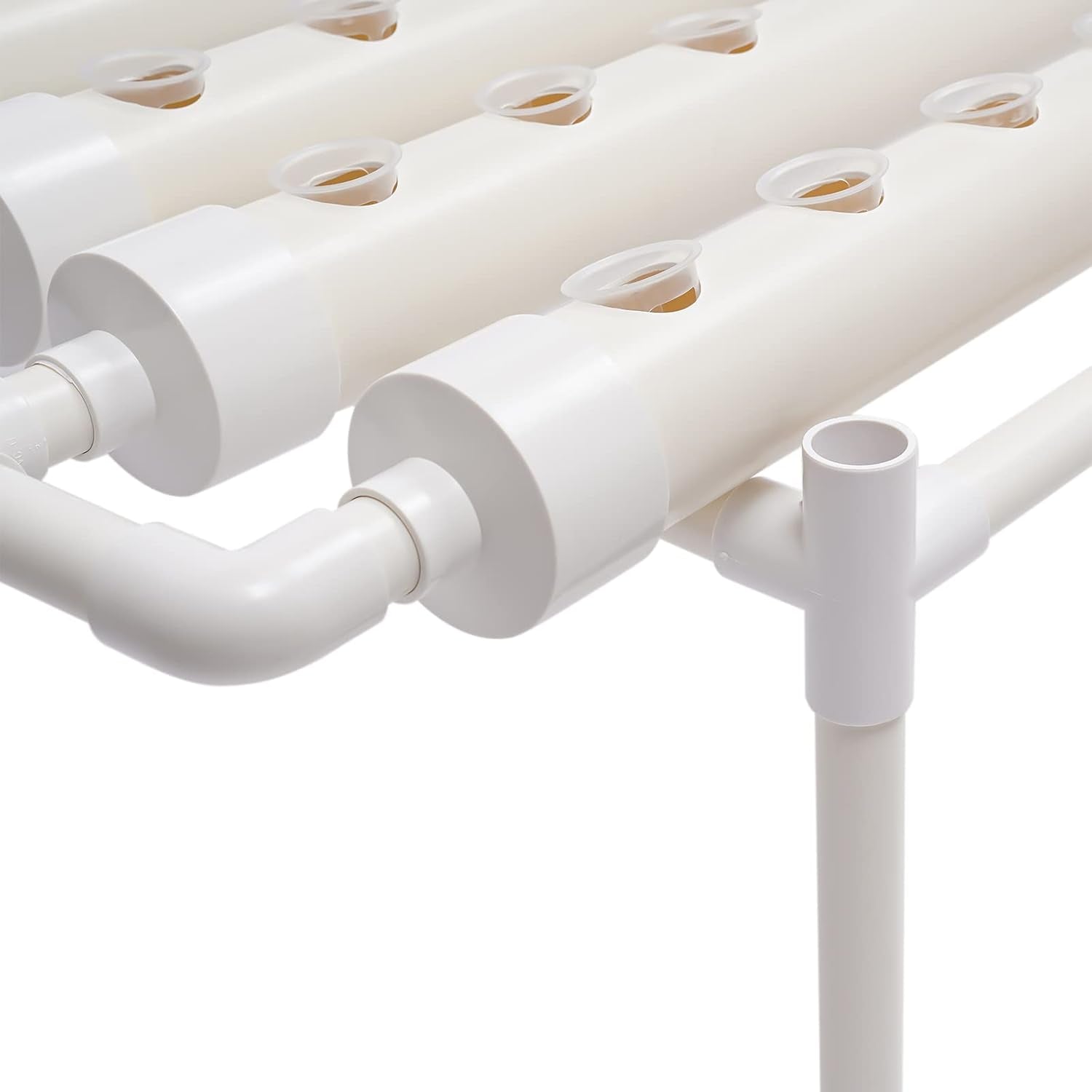 Système hydroponique Kit de culture de plantes hydroponiques et de légumes Système de plantation hydroponique Kit de jardinage Kit d'outils de jardin Sites de culture hydroponique Hydroponisches Anzuchtsystem 54LöCher 6Rohr