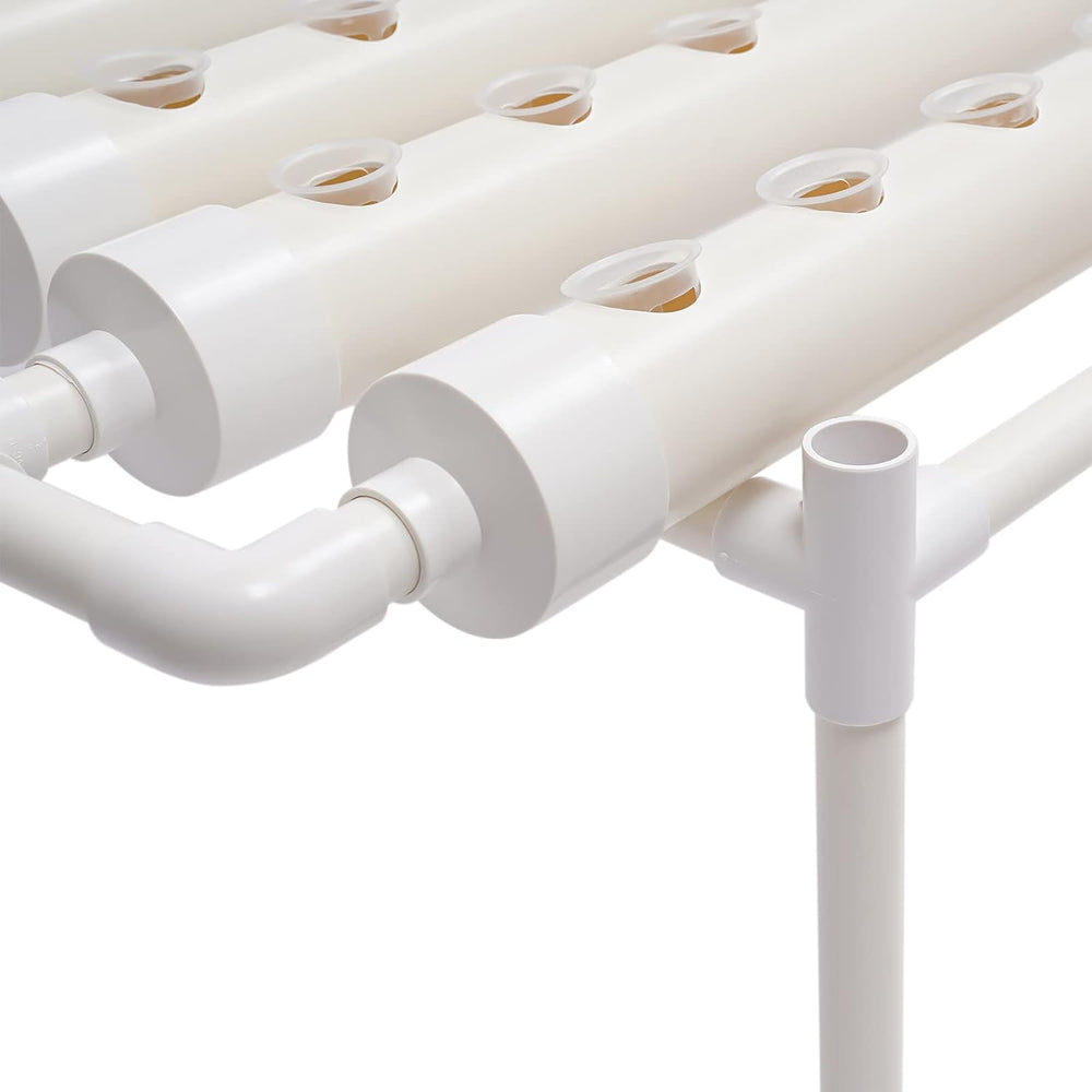 Système hydroponique Kit de culture de plantes hydroponiques et de légumes Système de plantation hydroponique Kit de jardinage Kit d'outils de jardin Sites de culture hydroponique Hydroponisches Anzuchtsystem 54LöCher 6Rohr