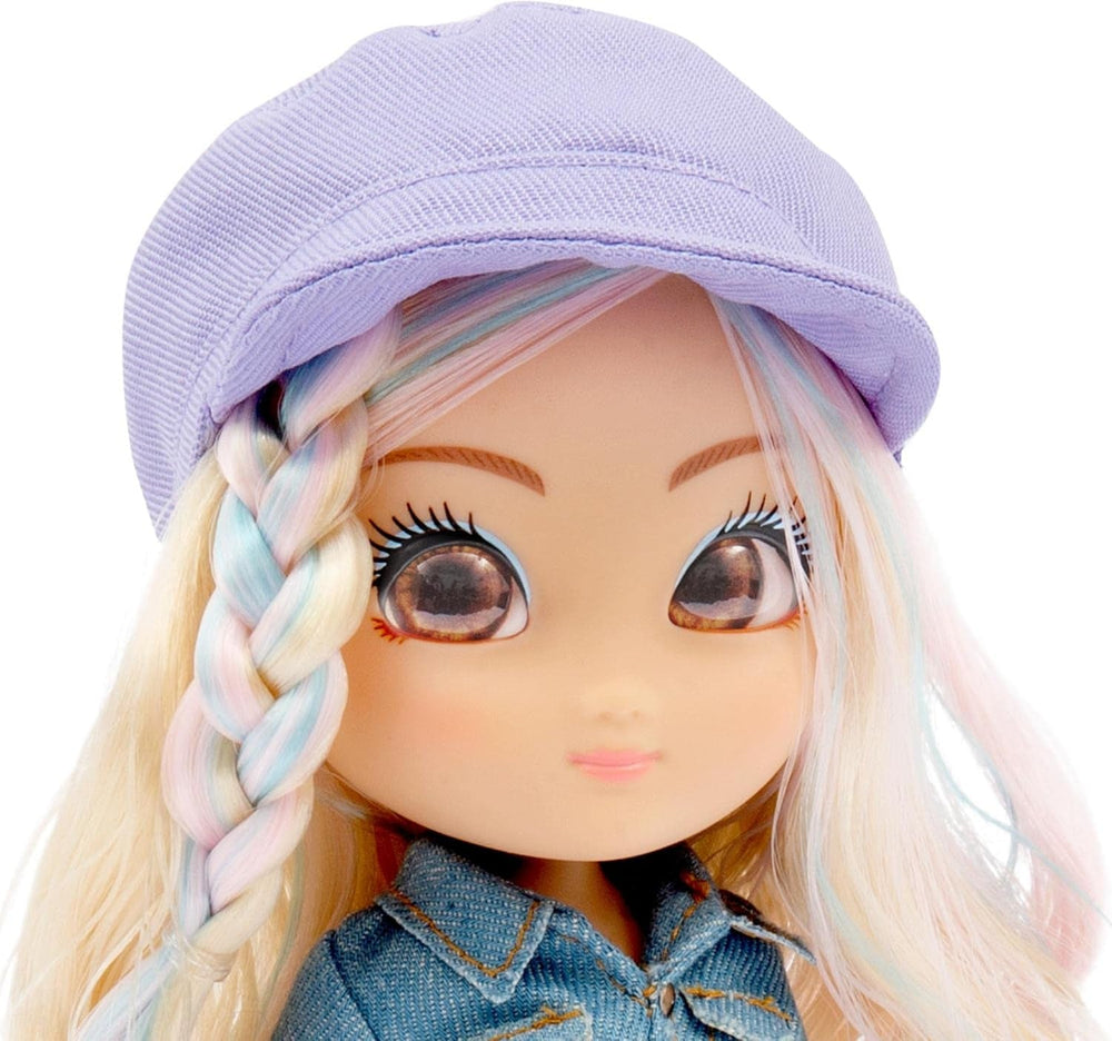 Unique Eyes, Kollektion Girly, Puppe 25 cm – Rebecca, mit ihrem Augen, mit Kleidung, Spielzeug für Kinder ab 3 Jahren, MYM122