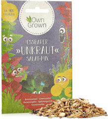 Wildkräuter Samen : Bunte Premium Kräuter Samen Mischung mit Löwenzahn Samen, Sauerampfer, Spitzwegerich uvm – Unkraut Samen Mix für Garten, Balkon – Kräuter Pflanzen Saatgut alte Sorten von OwnGrown