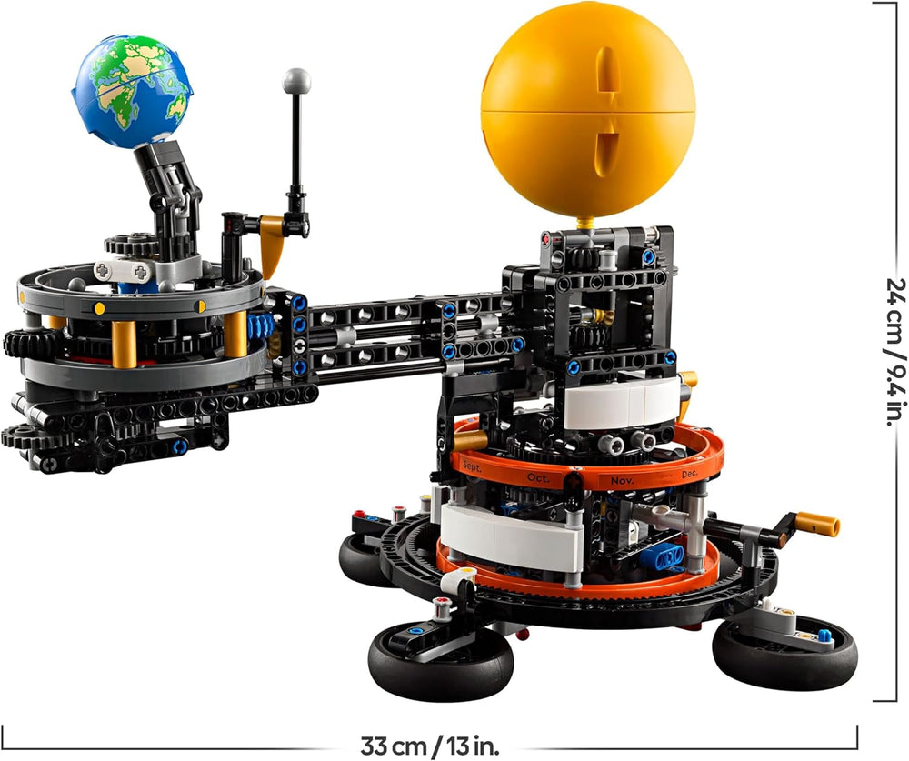 LEGO Technic Sonne Erde Mond Modell Spielset, Geschenk für Kinder ab 10 Jahren, Weltraum Spielzeug zur Darstellung des Sonnensystems, lässt Jungen und Mädchen fantasievoll Spielen 42179