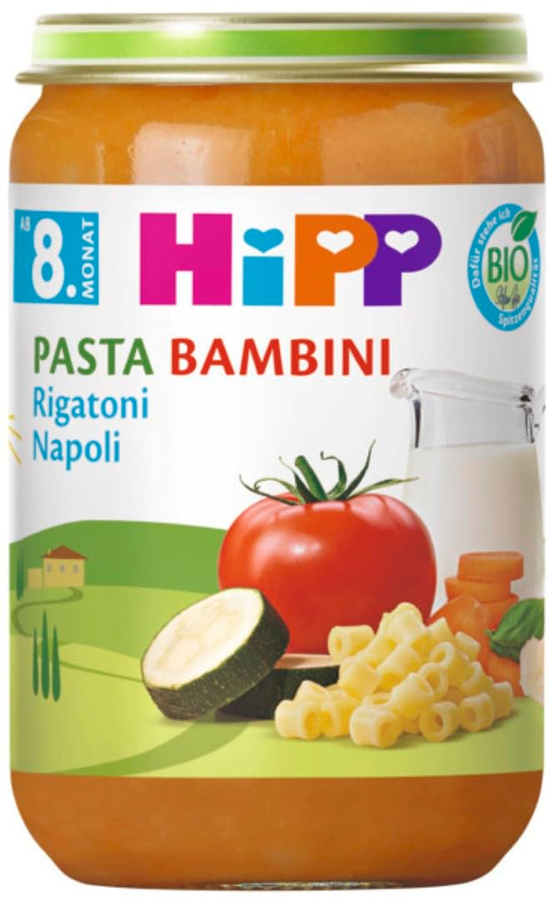 Hipp Bio Menus à partir de 10. Luna Pasta Bambini, Rigatoni Napoli, 220G pack de 6 (6X220G) Mère et Enfant Naty Shop Titre par défaut