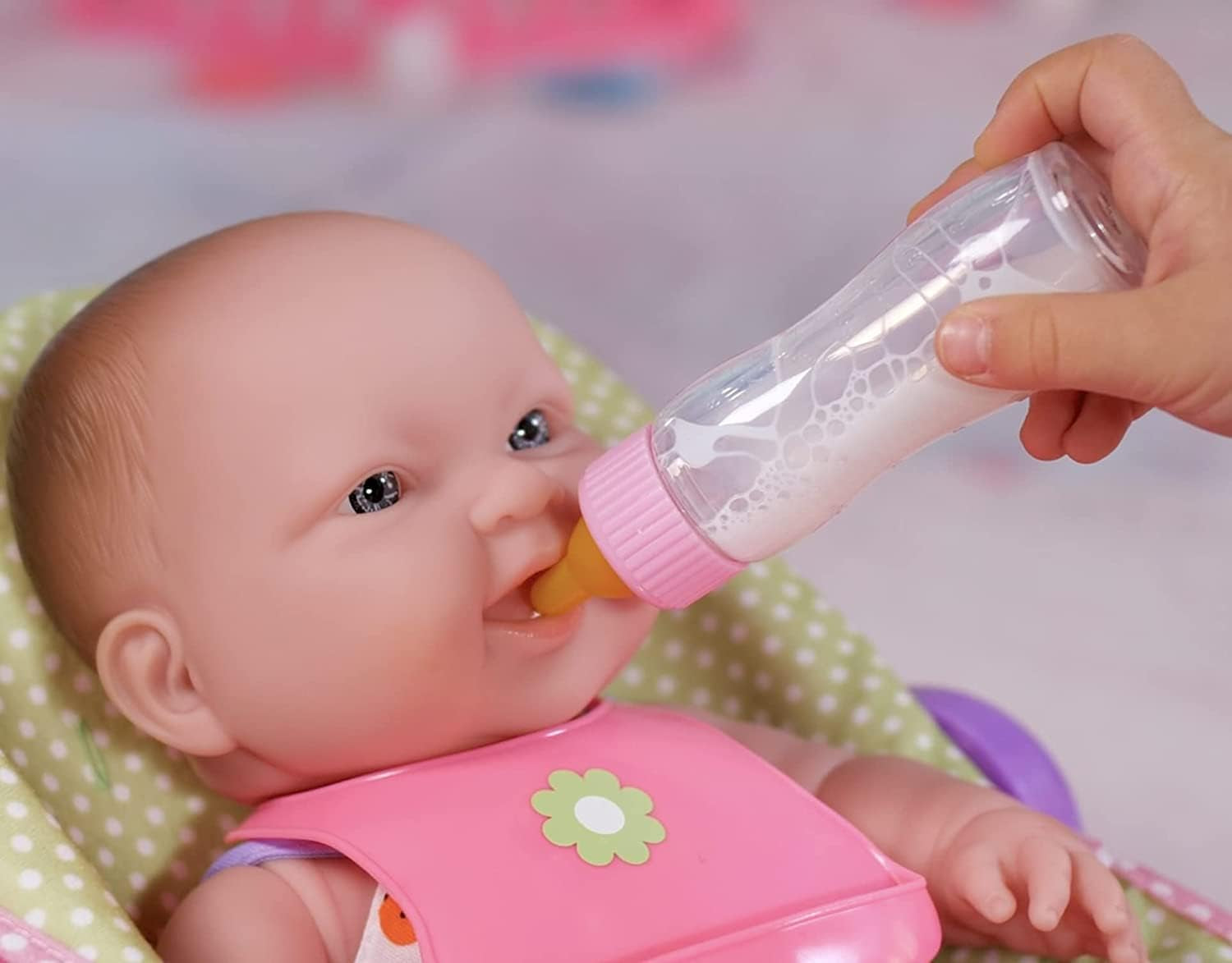 JC TOYS 81060 2X Sticlă pentru păpuși, cu lapte și suc Papusi Naty Shop